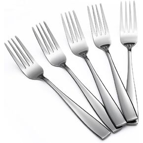 Eslite Staintess Steel Salad Forks Set,6.7-Inch,12-Piece