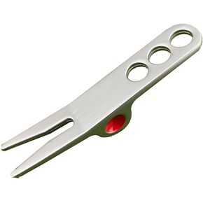 Silver Golf Ball Fork Pivot Divot Repair Tool Compatible Golf Divot Tools On-Course Accessories for Scotty Cameron Divot Tools Ball Markers Sports and Outdoors