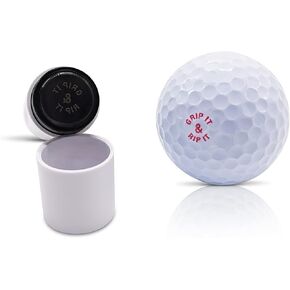Grip It & Rip It Emoji Golf Ball Stamp