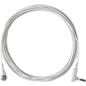 Universal Grounding Cord for Grounding Products, Replacement Grounding Cable Accessories for Grounding Sheets & Grounding Mat. Fits All Popular Brands White, 15 Feet