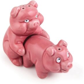BigMouth Inc Funny Pigs Salt and Pepper Shaker Set, Novelty Kitchen Decor & Funny Gag Gift