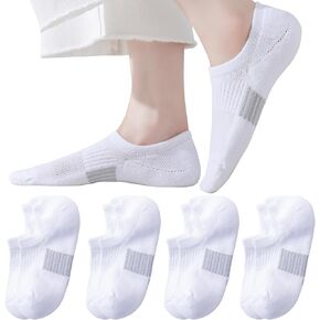 JORMATT Women Low Cut Running Socks Cushioned Thick Athletic Ankle No Show Socks Non Slip
