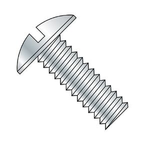 Small Parts 0803MST Steel Truss Head Machine Screw, Zinc Plated, Meets ASME B18.6.3, Slotted Drive, #8-32 Thread Size, 3/16" Length, Fully Threaded, Imported (Pack of 100)