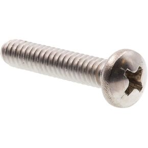 Prime-Line 9127411 Machine Screws, Pan Head, Phillips Drive, #10-24 X 1 in, Grade 18-8 (25 Pack)