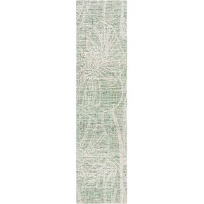 SAFAVIEH Metro Collection Runner Rug - 2'3" x 9', Beige & Ivory, Handmade Floral Wool, Ideal for High Traffic Areas in Living Room, Bedroom (MET875B)