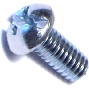014973236274 Combo Round Machine Screws, 8-32 x 3/8, Piece-100