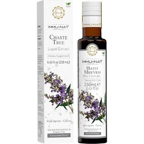 Chaste Tree Berry Extract - 8.5oz - Herbal Menopause & PMS Relief - Alcohol-Free Women's Wellness Supplement
