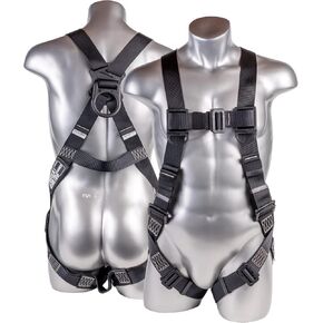 Palmer Safety Dielectric Safety Harness I 5pt Full Body Harness, Pass-through Chest & Leg Strap