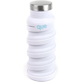 que Bottle - Fashionable & Collapsible 12oz Water Bottle (Glacier White)