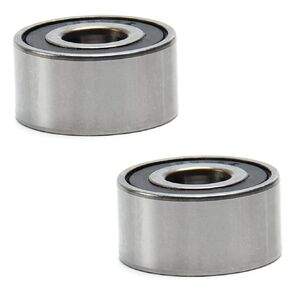 Othmro 2Pcs 5201-2RS/3201 Angular Contact Ball Bearings Sealed Bearings Bearing Steel Deep-Groove Ball Bearings Ball Bearings for Pumps Compressors Automotive Drives Gearboxes 0.47x1.26x0.63inch