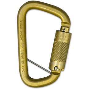 KwikSafety ANNEX | Steel & Aluminum Carabiner | Heavy Duty CE, EN and ANSI Certified Multifunctional Fall Protection Tool | Construction Search Rescue Climbing Camping Hiking Traveling Activities
