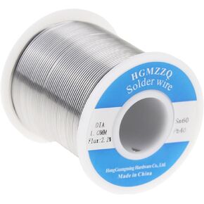 60/40 Tin Lead Solder Wire with Rosin core for Electrical Soldering 0.031 inch(0.8mm-50g)