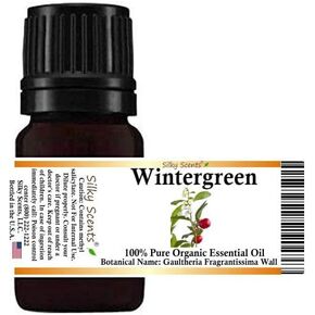 Wintergreen Organic Essential Oil (Gaultheria Fragrantissima Wall) 100% Pure and Natural with Certified Child Resistant Cap 5 ML