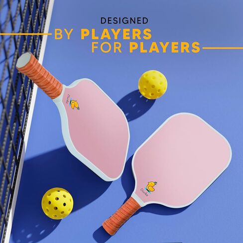 Pickleball Paddle - Raw Carbon Fiber & 10mm Honeycomb Core - Ideal for Indoor & Outdoor Play - Great for Beginners - Women, & Men - Comfortable Racket Grip at 4.8" - Lightweight in Saudi Arabia
