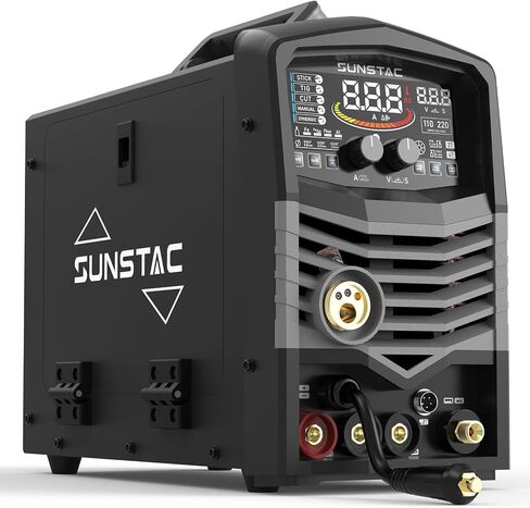 5 in 1 Welding Machine and Plasma Cutter MIG/Flux MIG/HF TIG/Stick Welder 50A Plasma Cutter 200A MIG and 180A Stick Welder 110/220V Dual Voltage Multi Process Welder in Saudi Arabia