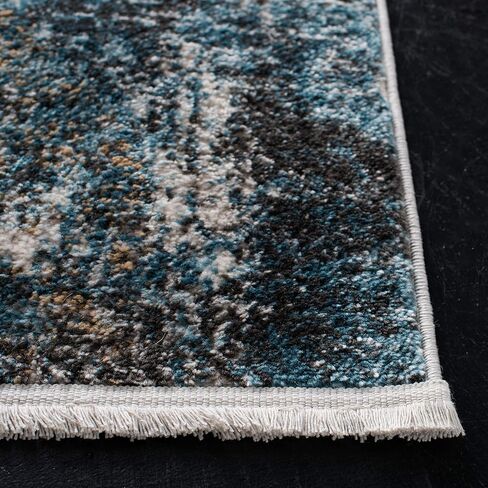 SAFAVIEH Shivan Collection 2'2" x 8' Ivory/Grey SHV742A Modern Abstract Non-Shedding Living Room Entryway Foyer Hallway Bedroom Runner Rug in Saudi Arabia