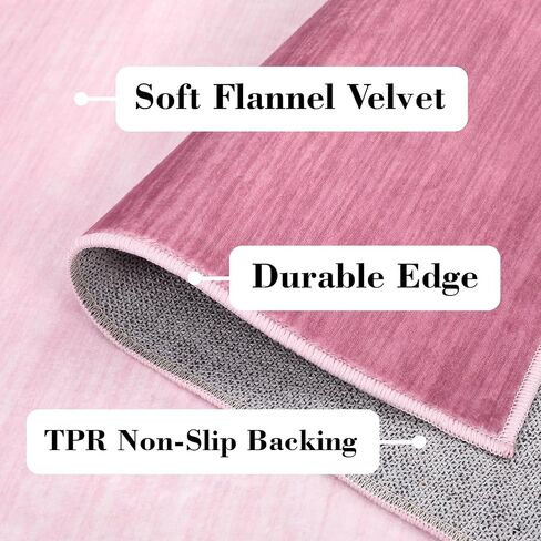 Runner Rug Entry Rug Carpet Runners for Hallway 6ft Non Slip Bathroom Rugs Washable Rugs Modern Area Rug Kitchen Mat Abstract Rug Throw Rugs Stain Resistant Entryway Rugs Indoor Rug 2'x6' Pink in Saudi Arabia