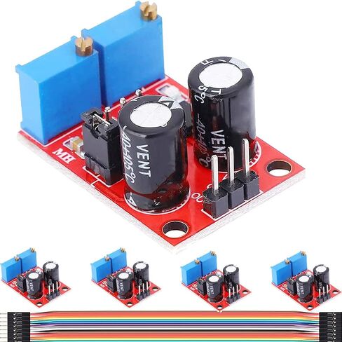 5Pcs NE555 Pulse Frequency Duty Cycle Adjustable Module Rectangular Square Wave Signal Generator Stepper Motor Driver Board Module NE555 Pulse Generator in Saudi Arabia