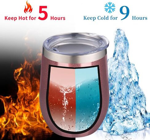 12oz/4 Pack Wine Tumbler Glasses with Lid Stemless Double Wall Vacuum Stainless Steel Travel Tumbler Keeping Cold & Hot for Wine,Coffee,Cocktails,Drinks-Family and Gifts (Multi color-dark) in Saudi Arabia