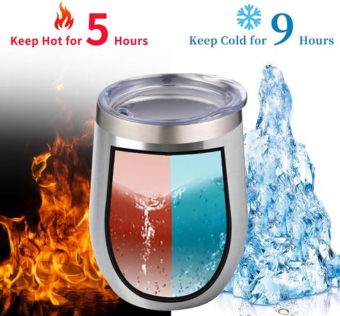 12oz/4 Pack Wine Tumbler Glasses with Lid Stemless Double Wall Vacuum Stainless Steel Travel Tumbler Keeping Cold & Hot for Wine,Coffee,Cocktails,Drinks-Family and Gifts (Multi color-dark) in Saudi Arabia