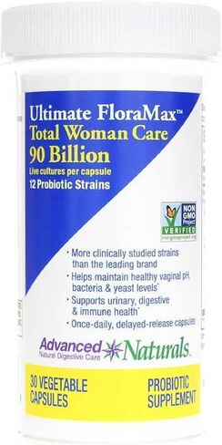 Advanced Naturals Ultimate Floramax Total Woman Care 90 Billion Caps, 30 Count in Saudi Arabia