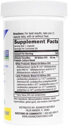 Advanced Naturals Ultimate Floramax Total Woman Care 90 Billion Caps, 30 Count in Saudi Arabia
