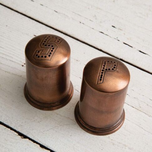 CTW Home Collection 860405 Copper Finish Salt and Pepper Shakers in Saudi Arabia
