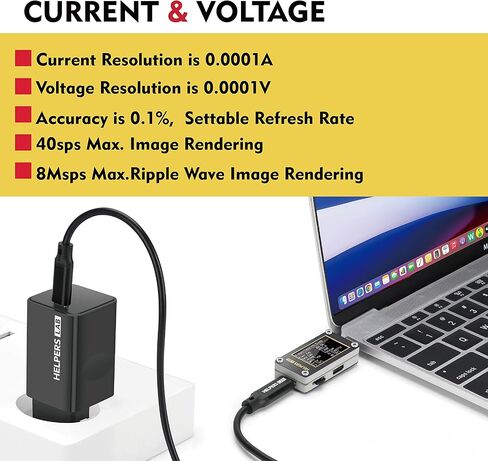 USB السلطة متر USB 3.1 تستر رقمي متعدد فاحص الحالي كاشف جهد Lua معالجة البيانات تيار مستمر 26 فولت 6A PD 2.0/3.0 QC 2.0/3.0/4.0 PPS VOOC FCP SSCP AFC الزناد وبرامج الكمبيوتر in Kuwait