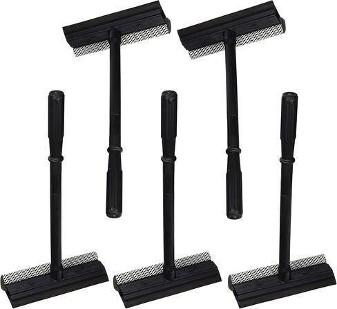 Set of 5 Window and Windshield Cleaning Sponge and Rubber Squeegees in Saudi Arabia