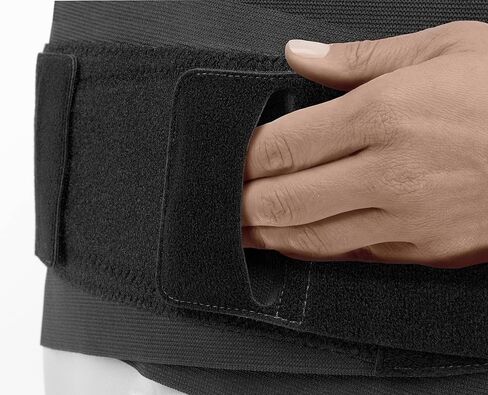 Mueller Sports Medicine 4-in-1 Lumbar Support Back Brace, Men and Women, Adjustable Lower Waist Belt, Back Pain Relief from Soreness, Fatigue, or Injury, Black in Saudi Arabia