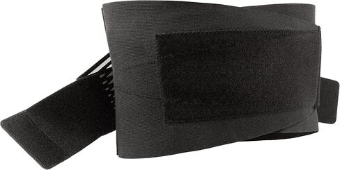 Mueller Sports Medicine 4-in-1 Lumbar Support Back Brace, Men and Women, Adjustable Lower Waist Belt, Back Pain Relief from Soreness, Fatigue, or Injury, Black in Saudi Arabia