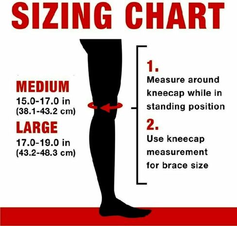 دعم الركبة المضغوط من ACE، ضمان الرضا، مقاس كبير in Kuwait