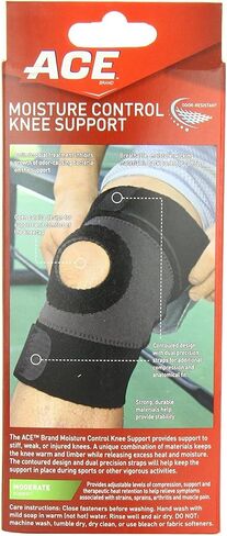ACE Fitted Compression Knee Support, Satisfaction Guarantee, Large in Saudi Arabia