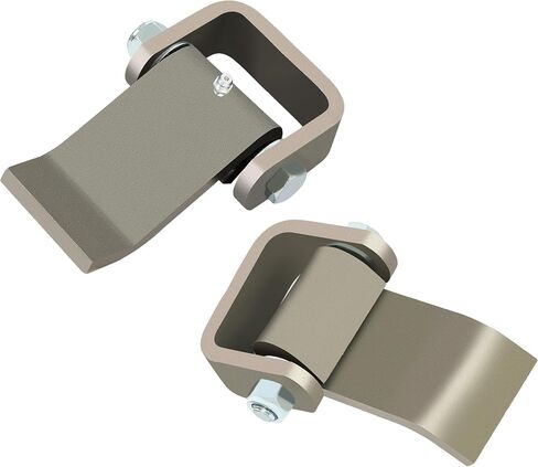 KUAFU Dump Trailer Hinges Weld-on Heavy Duty Greaseable Truck Body Gate Door Hinge - Strap Style Short Leaf Pack of 2 in Saudi Arabia