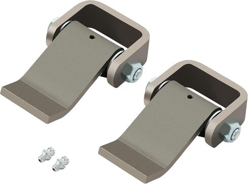 KUAFU Dump Trailer Hinges Weld-on Heavy Duty Greaseable Truck Body Gate Door Hinge - Strap Style Short Leaf Pack of 2 in Saudi Arabia