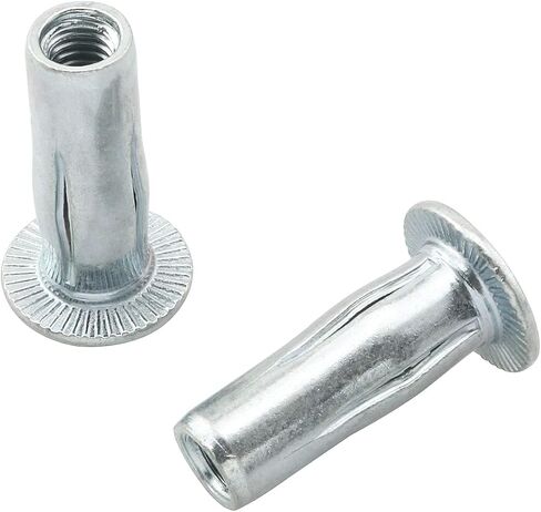 8PCS M6x 27 Steel PRE-BULBED Shank Threaded Insert Multi Grip Rivet Nut in Saudi Arabia