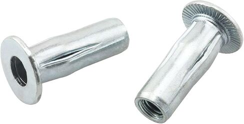 8PCS M6x 27 Steel PRE-BULBED Shank Threaded Insert Multi Grip Rivet Nut in Saudi Arabia