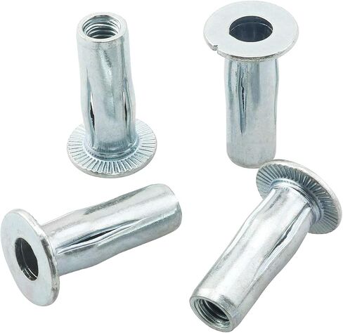 8PCS M6x 27 Steel PRE-BULBED Shank Threaded Insert Multi Grip Rivet Nut in Saudi Arabia