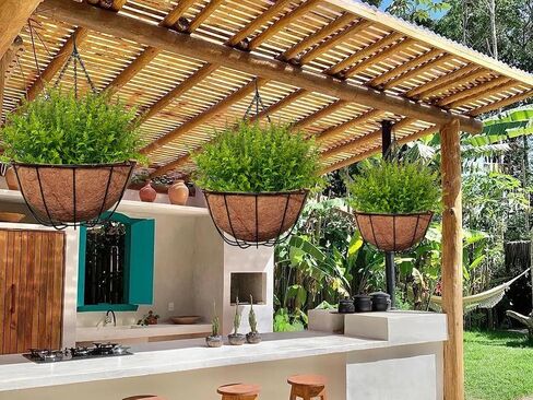 Artificial Plants Green Lavender 20 Bundles Outdoor UV Resistant Greenery Fake Shrubs Simulation Plants Indoor Outside Hanging Planter Home Garden Decor (Green) in Saudi Arabia