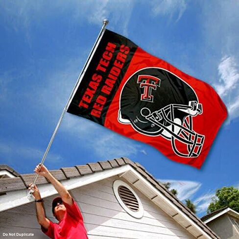 Texas Tech Large Football Helmet 3x5 College Flag in Saudi Arabia
