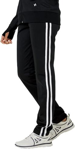Womens Casual Drawstring Striped Track Pant with Pockets in Saudi Arabia
