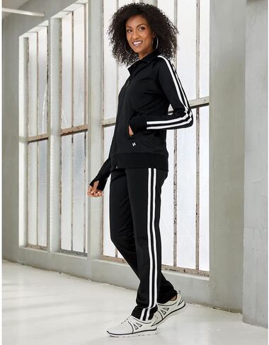 Womens Casual Drawstring Striped Track Pant with Pockets in Saudi Arabia