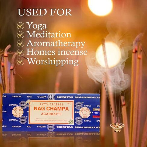 Nag Champa Incense 250 Grams W/ Vrindaã‚® Incense Holder in Saudi Arabia
