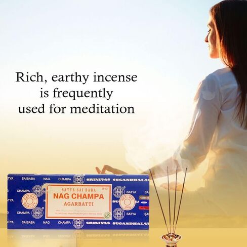 Nag Champa Incense 250 Grams W/ Vrindaã‚® Incense Holder in Saudi Arabia