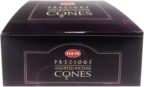 Hem Incense Cones Variety Pack #2 And Cone Incense Burner Bundle With 6 Precious Series Fragarances in Saudi Arabia