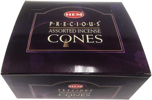Hem Incense Cones Variety Pack #2 And Cone Incense Burner Bundle With 6 Precious Series Fragarances in Saudi Arabia