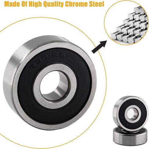 2 قطعة 6301RS محامل المطاط مختومة ، 12x37x12 مللي متر الدقة كرة أخدود عميقة تحمل للدراجة الترابية حفرة in Kuwait