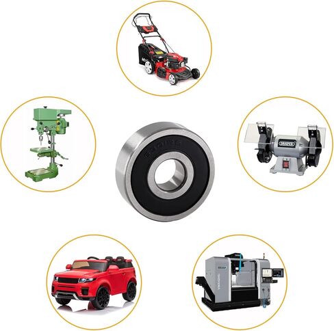 2 قطعة 6301RS محامل المطاط مختومة ، 12x37x12 مللي متر الدقة كرة أخدود عميقة تحمل للدراجة الترابية حفرة in Kuwait