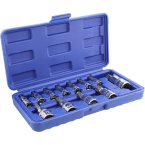 ABN Torx Plus Socket Set Star Bit Set, 5 Star Tamper Proof Torx Bit Set – 12-Piece Torx Set