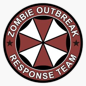 Zombie Outbreak Response Team Sticker Vinyl Decal Bumper Sticker 5"